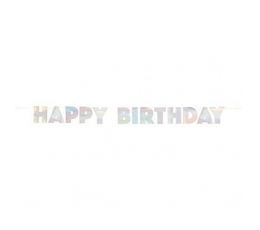 Vanik "Happy Birthday", pärlmutter (2,2 m)