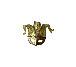  Veneetsia mask, kuldne