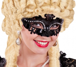 Veneetsia mask, must teemantidega 1 Veneetsia mask, must teemantidega 1