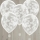 Õhupallid, läbipaistvad lumehelbekese konfettidega (5 tk./30 cm)