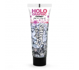 Blizgučiai "PaintGlow" / sidabriniai (12 ml.)