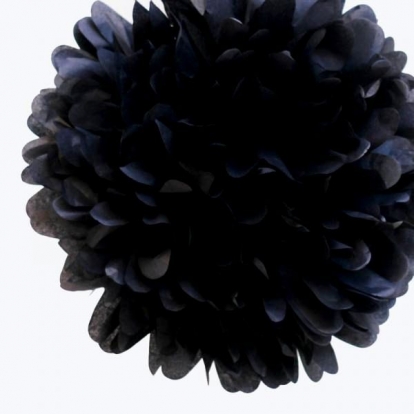 Dekoratsioon "Pom-pom"/ must (2 tk./30 cm)