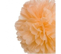 Dekoratsioon "Pom-pom" / virsiku värvi (2 tk./30cm)
