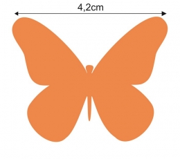  Liblikad "Õnn XS"/ oranž (20 tk.) 3