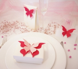 Liblikad "Love L"/ vaarikapunane (20 tk.) 2