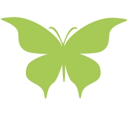Liblikad "Armastus S"/ salatiroheline (20 tk.)