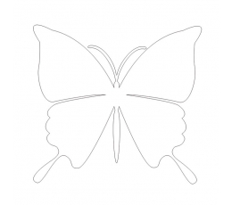 Liblikad "Unistus M" / valge (20 tk.)