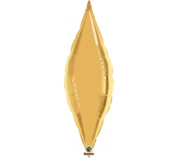 Fooliumist õhupall "Kuldne leht" (14x32cm.)