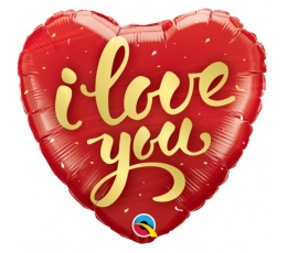 Fooliumõhupall "I love you"/süda(18" 46 cm.)