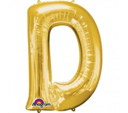  Fooliumist õhupall-täht "D" (83 cm)