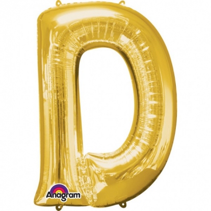  Fooliumist õhupall-täht "D" (83 cm)