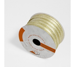 Kangast lint / läikiv kuldne (50 m. / 7 mm.)