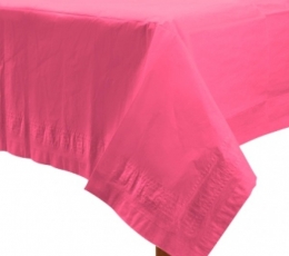 Popierinė staltiesė / rožinė (137 cm x 274 cm.) 0