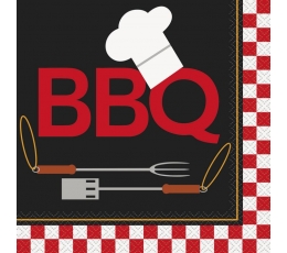 Pabersalvrätikud "Grill (BBQ)" (16 tk./33x33 cm)