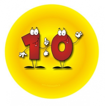 Märk. Numbrid-inimesed "10" (7,7 cm)