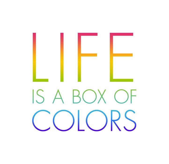 Live in a colorful life!#colorfullife #lifeincolor #colorfulquotes #quotes #inspirationalquotes #inspirationforyou #värvilineelu #värvideleja #päevatsitaat #partyinbox #pühadeeksperdid