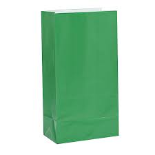 Kinkekott paberist, roheline (12 tk.)