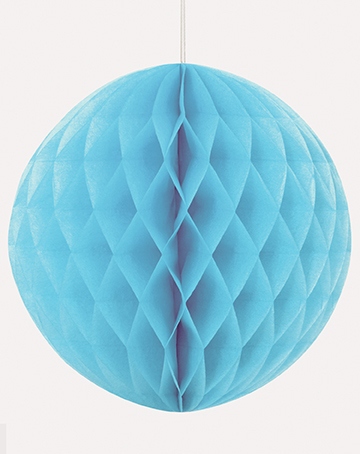 Riputatav paberist pall, sinine (20 cm)