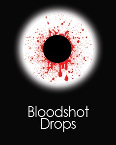 Silmaläätsed "BLOOD SHOT DROP" (1 päevased)